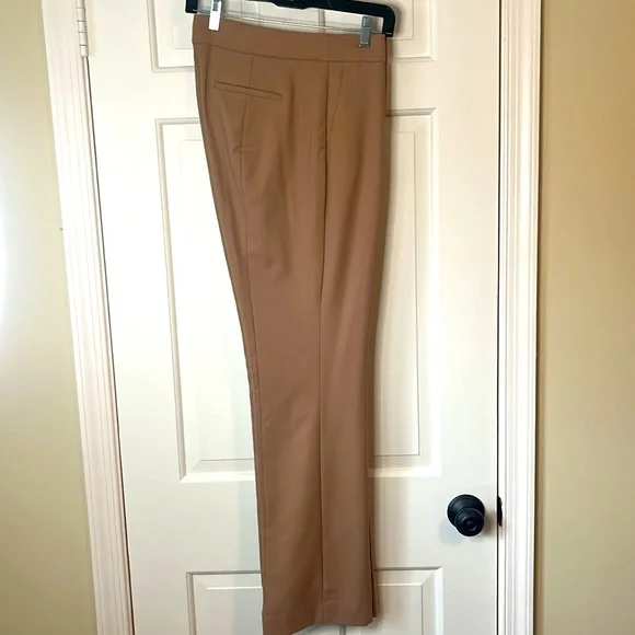 🌷 J.Crew Italian Nova Fides Wool Lined Straight Leg Pant Tan/Beige - Picture 7 of 15